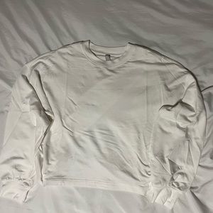 Athleta Size Medium White Top
